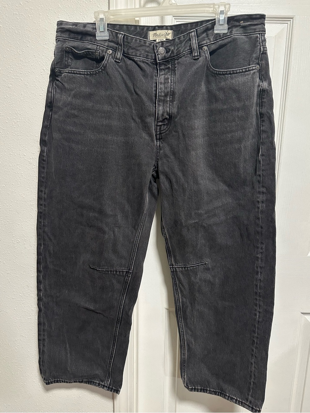 Madewell The Darted Barrel-Leg Jean